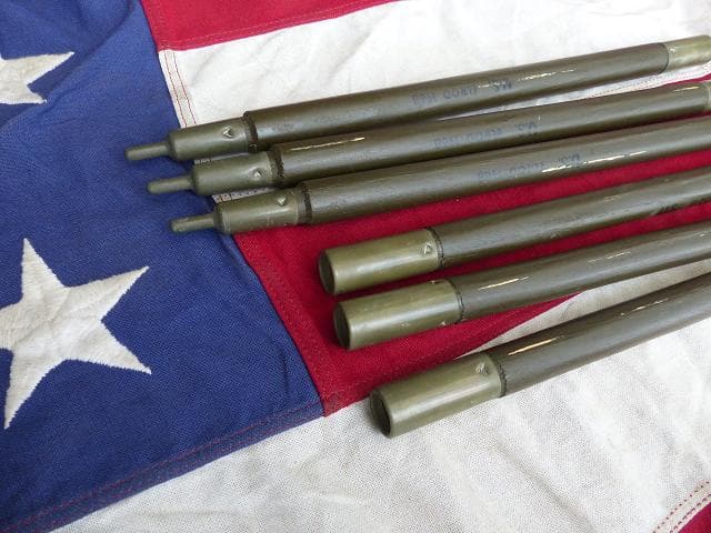 1968” 米軍実物 ナム戦 デッド! テントポール 8本セット 軍幕 293