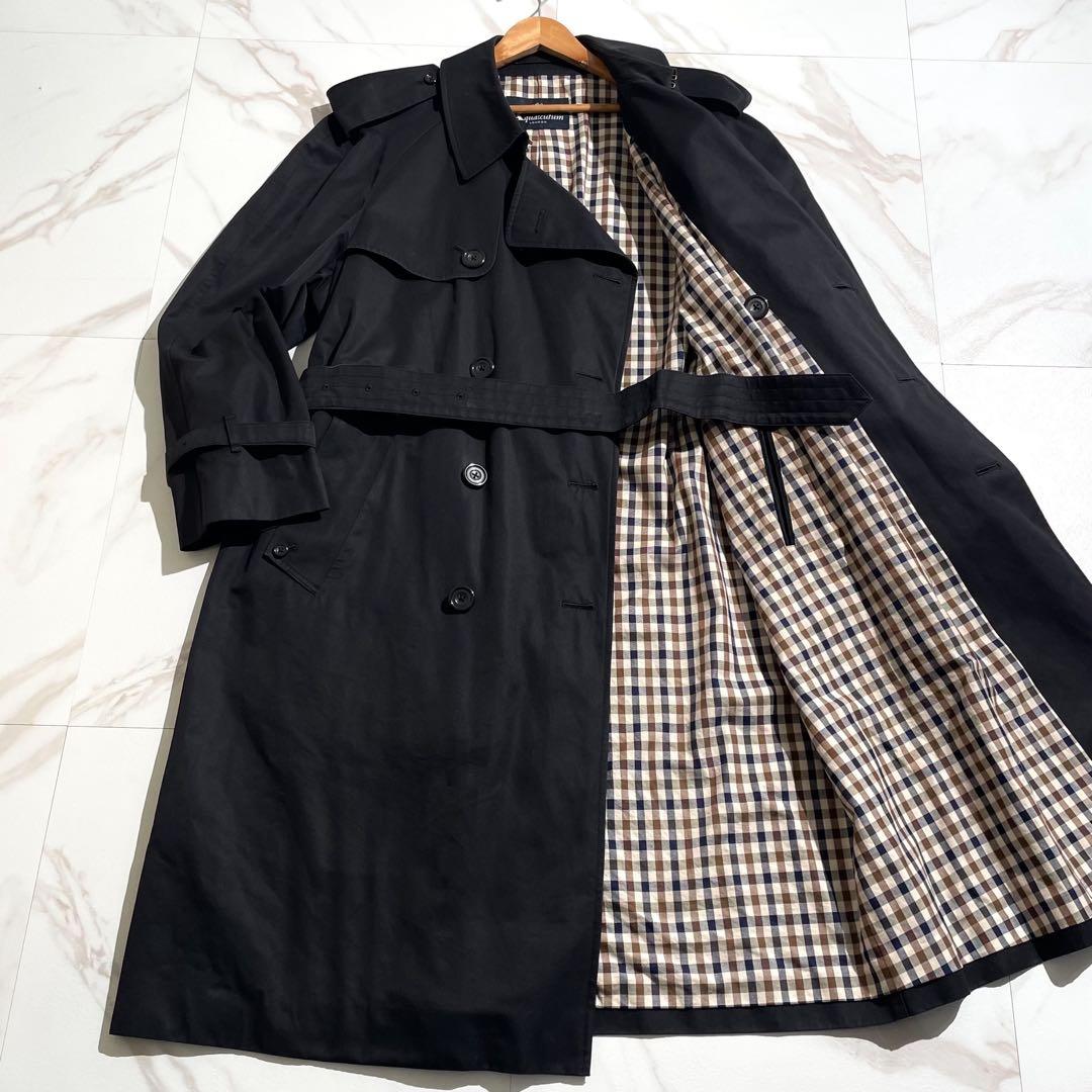 MILK TEA様　アクアスキュータム　トレンチコート　グラブチェック　ベルト 7674206043_10.jpg