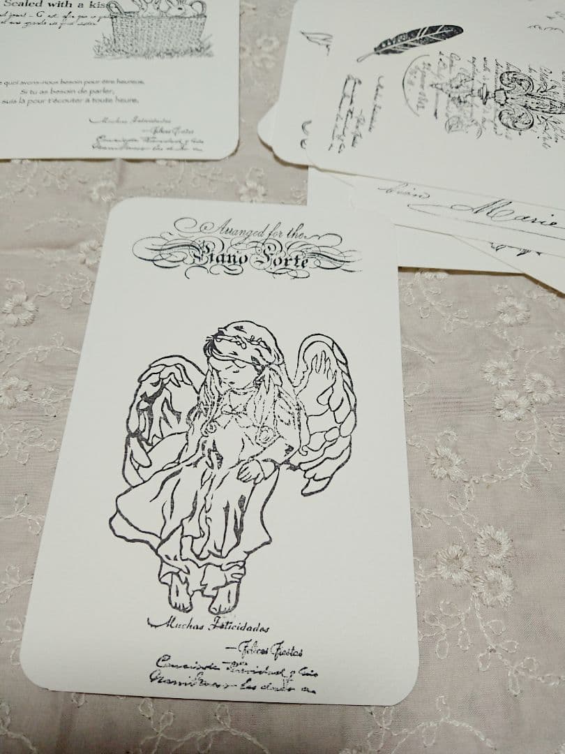 ＊ポストカード風紙モノ＊