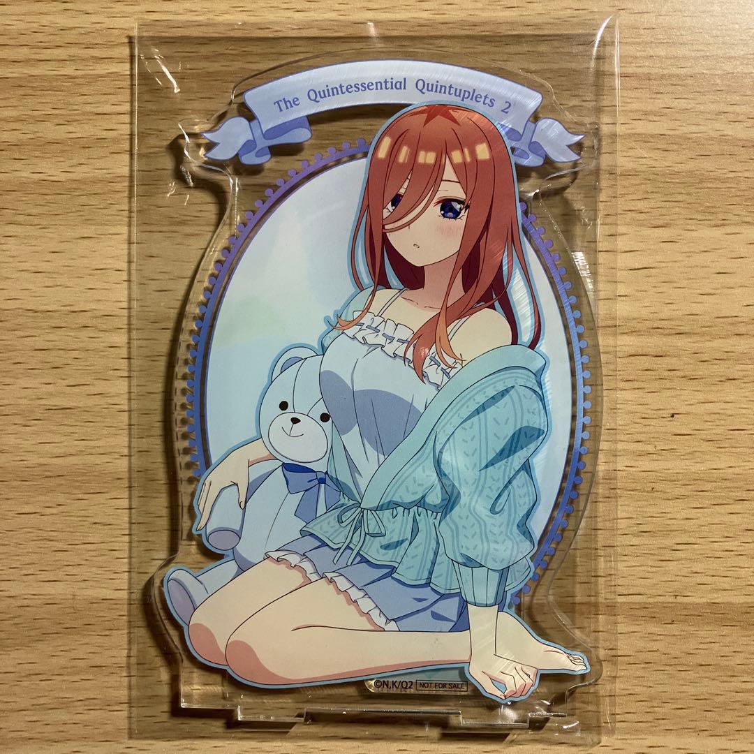 五等分の花嫁 中野三玖 アクリルスタンド 缶バッジ あたり付きラッキー