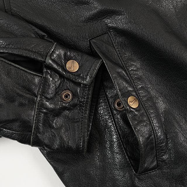 超希少 ナイキ レザージャケット ブルゾン Mサイズ 黒 - メルカリ