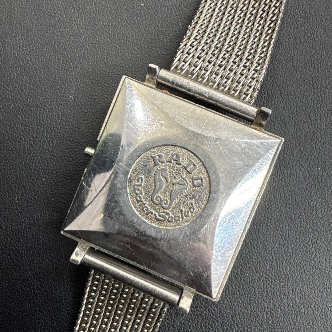 希少　稼働　RADO マンハッタン メッシュバンド　ATリュウズ破損