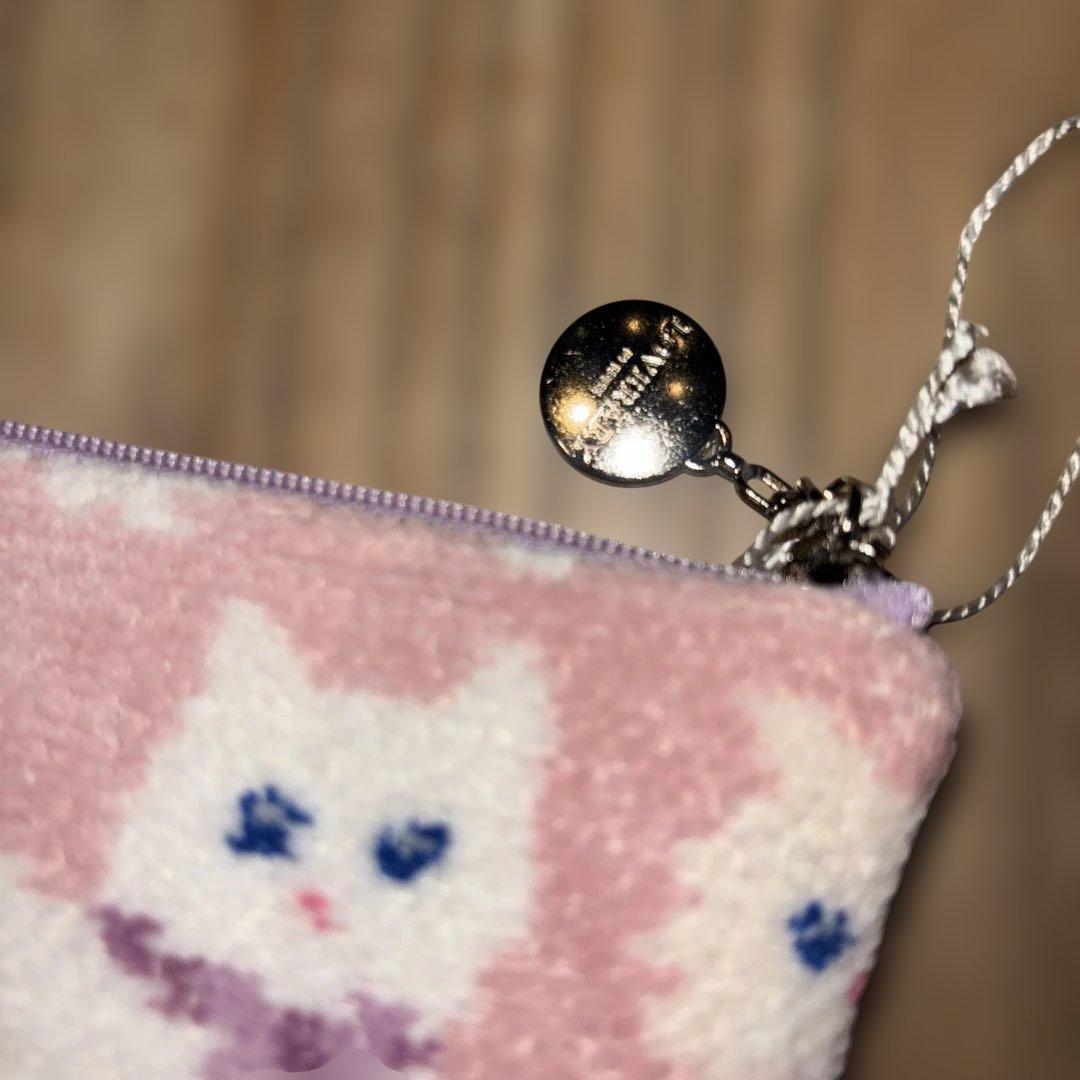 フェイラー FEILER モフモフネコチャン 舟形ポーチ - メルカリ