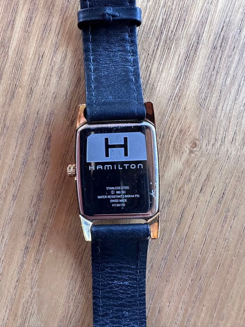 Hamilton ボルトン スモールセコンド ゴールド H134110 電池切れ