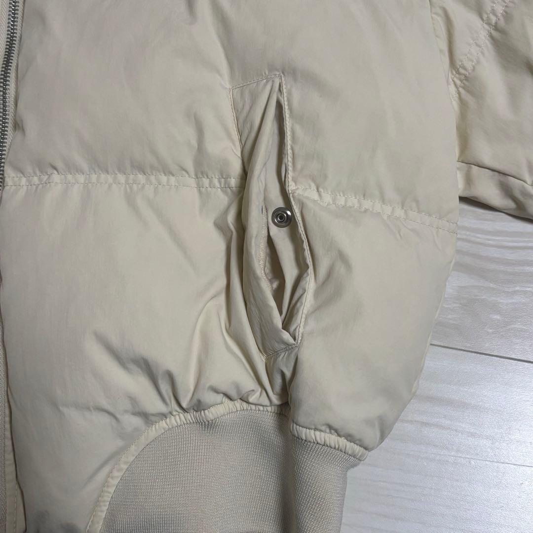 夢*♫様 カルバンクライン ジーンズ ダウンジャケット S 白 ホワイト