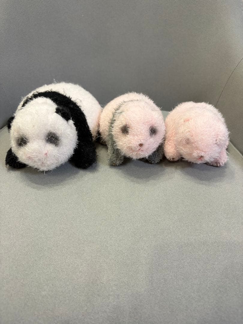 希少】上野動物園 シャンシャン ほんとの大きさ ぬいぐるみ 3個セット