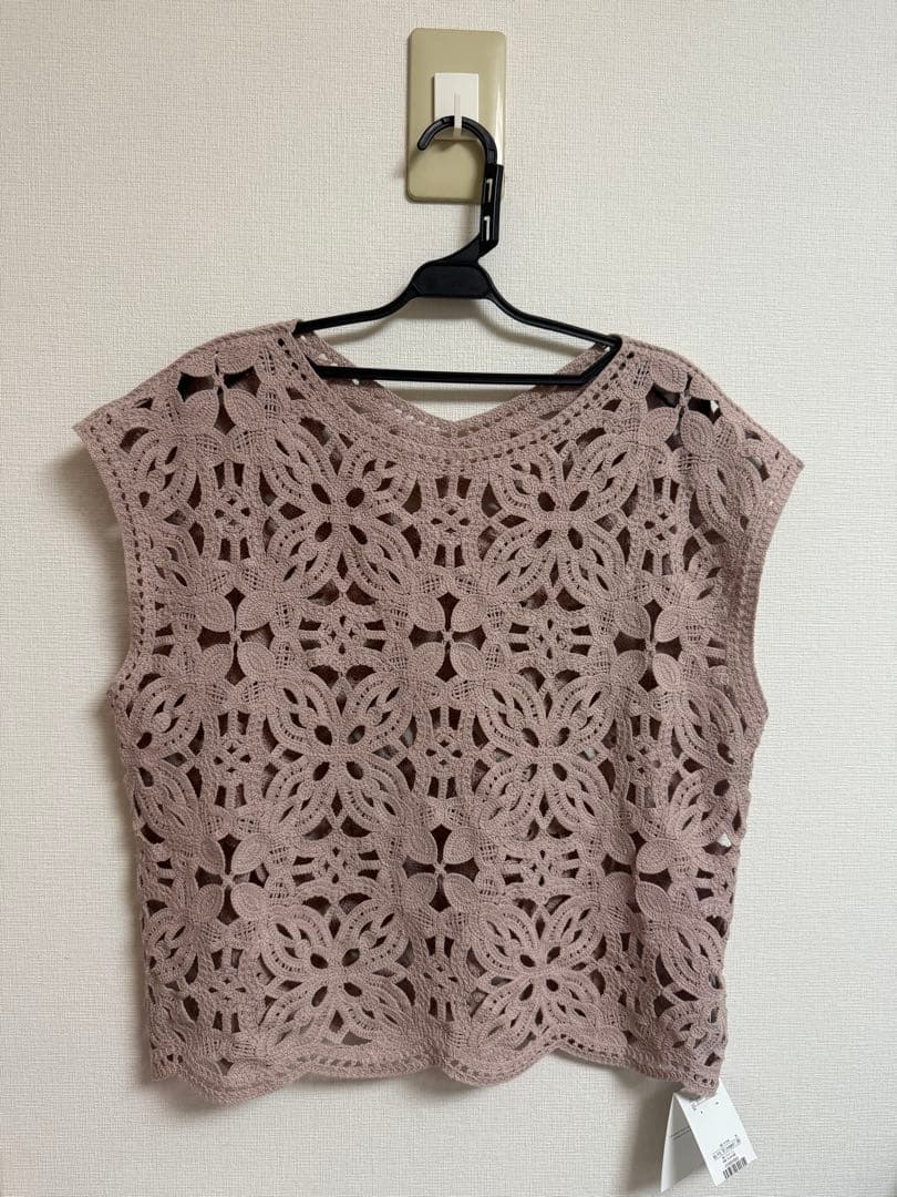 アルページュストーリーのエンブロイダリーフレンチスリーブブラウス ピンク セール】 ロロンフラワーエンブロイダリー フレンチスリーブブラウス