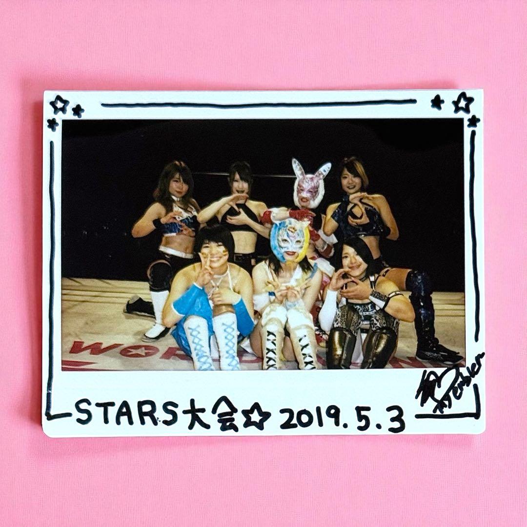 【貴重品】STARDOM ☆ STARS チェキ ☆ 鹿島沙希サイン入り スターダム 鹿島沙希 / 直筆サイン入りチェキ（もやし推し） - メルカリ