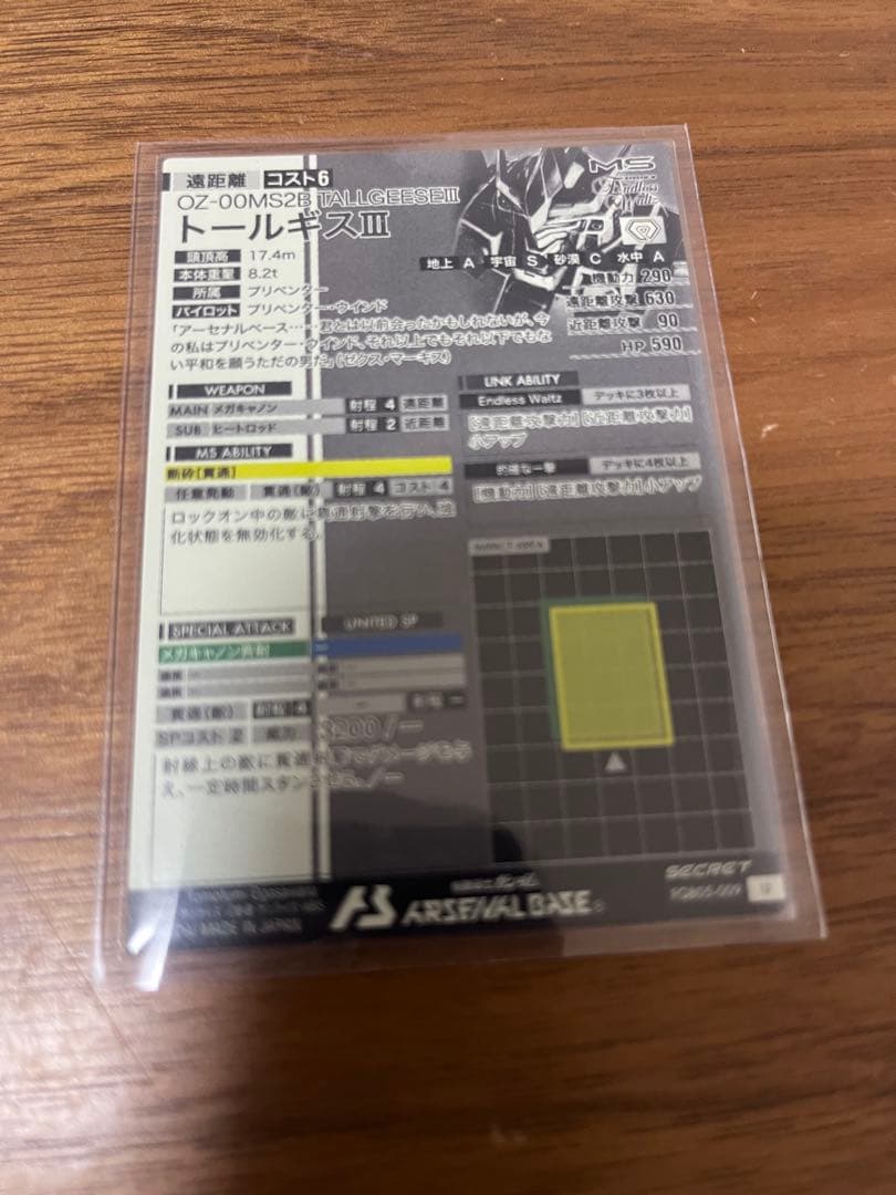 匿名配送 アーセナルベース FQブースター トールギスⅢ シークレット