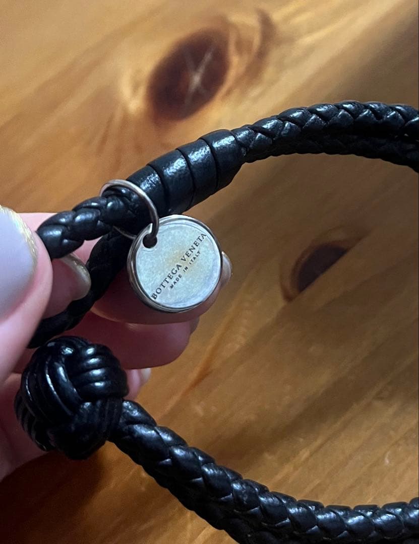 《美品》ボッデガヴェネタ　編み込み　レザーブレスレット