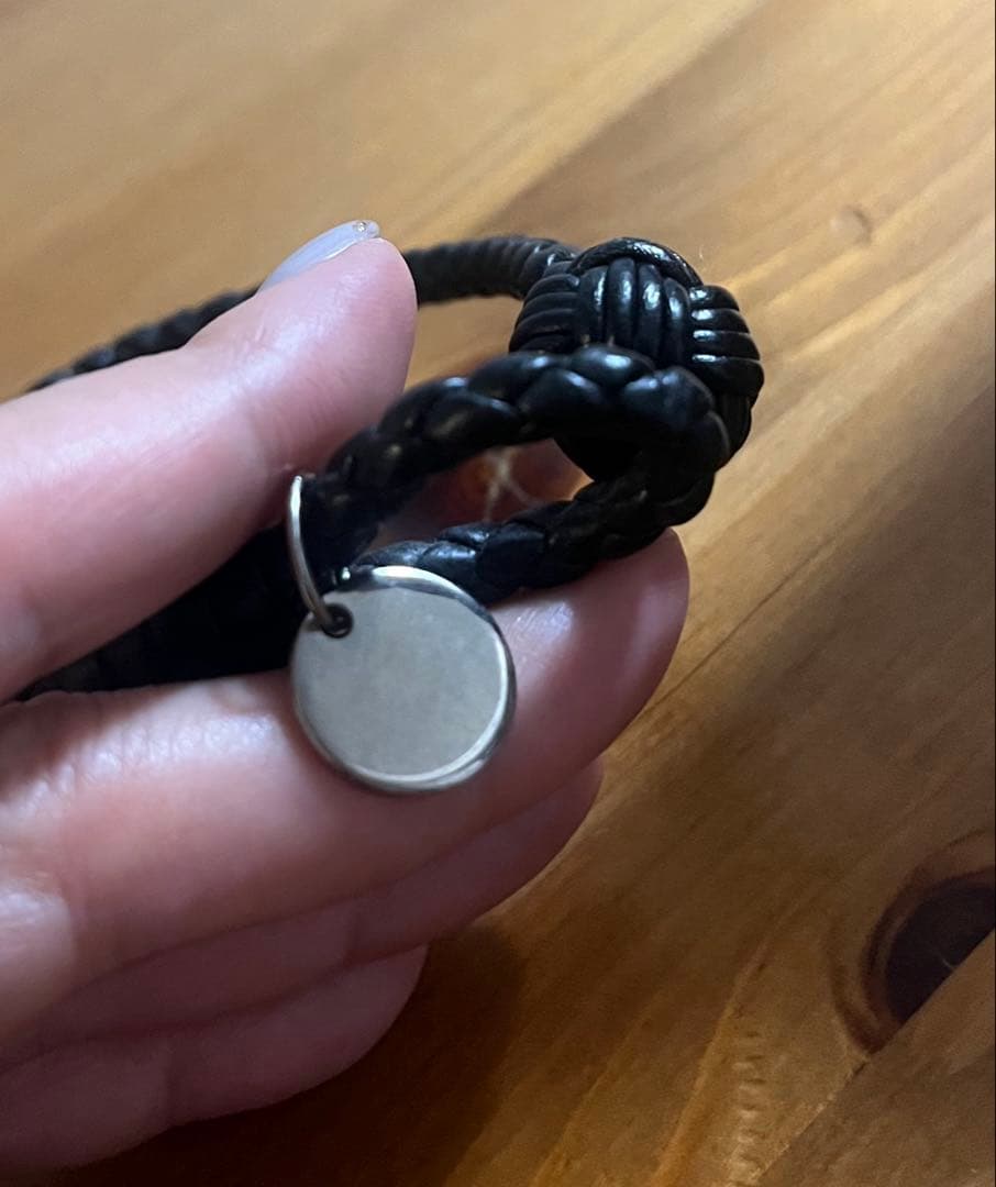 《美品》ボッデガヴェネタ　編み込み　レザーブレスレット