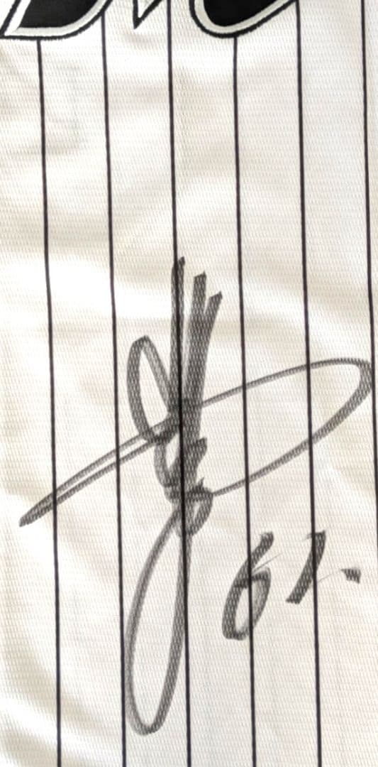 山本大斗 千葉ロッテマリーンズ レプリカユニホーム Оサイズ 刺繍仕様