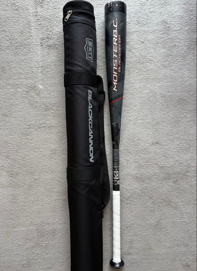 ZETT ブラックキャノン　モンスターB.C 84cm 軟式FRP製バット モンスターブラックキャノンHYDRA ミドルバランス