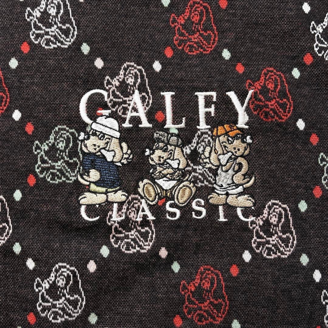 タグ付き GALFY ガルフィー 魔改造紋紋 セットアップ 犬刺繍 総柄 大型