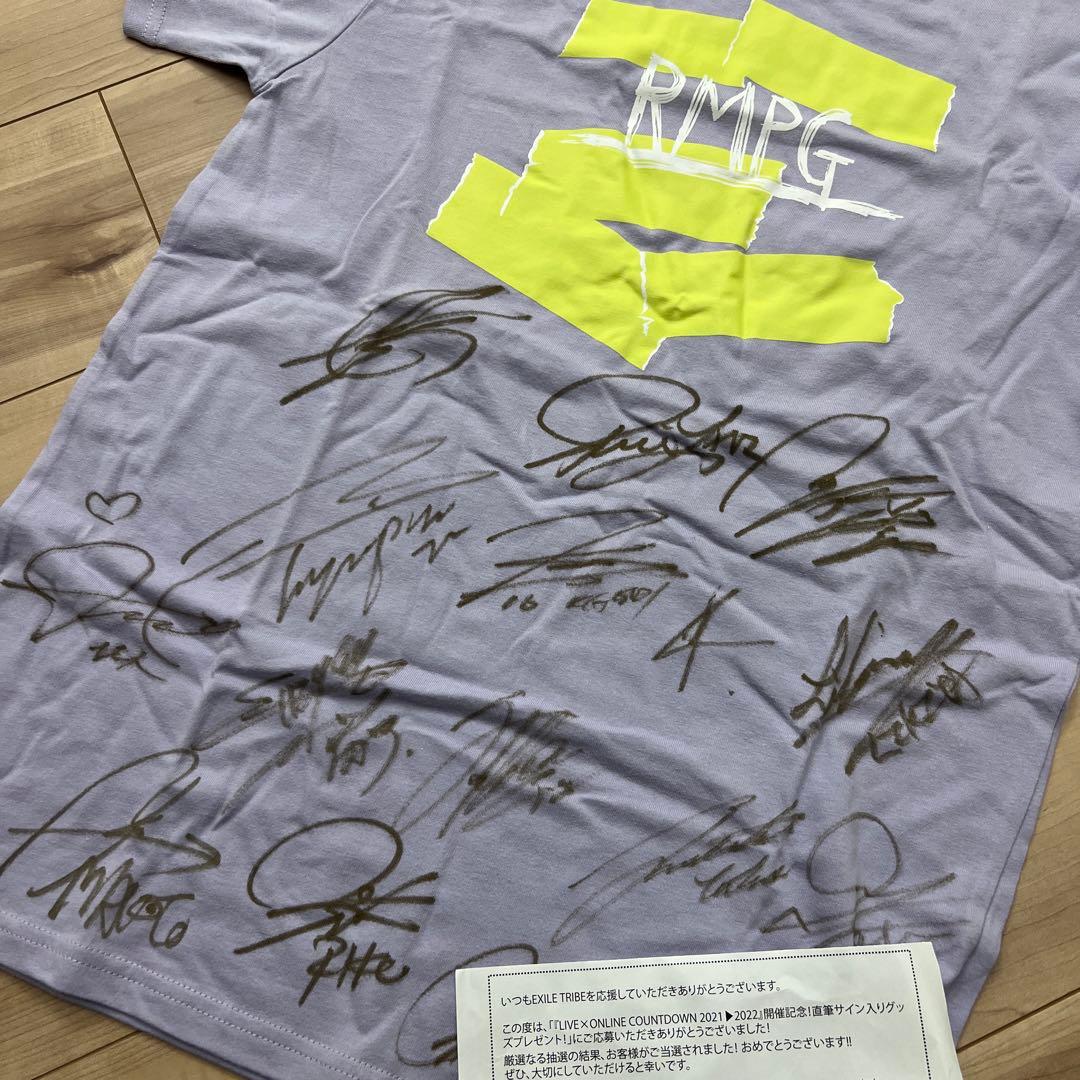 THE RAMPAGE サイン　Tシャツ