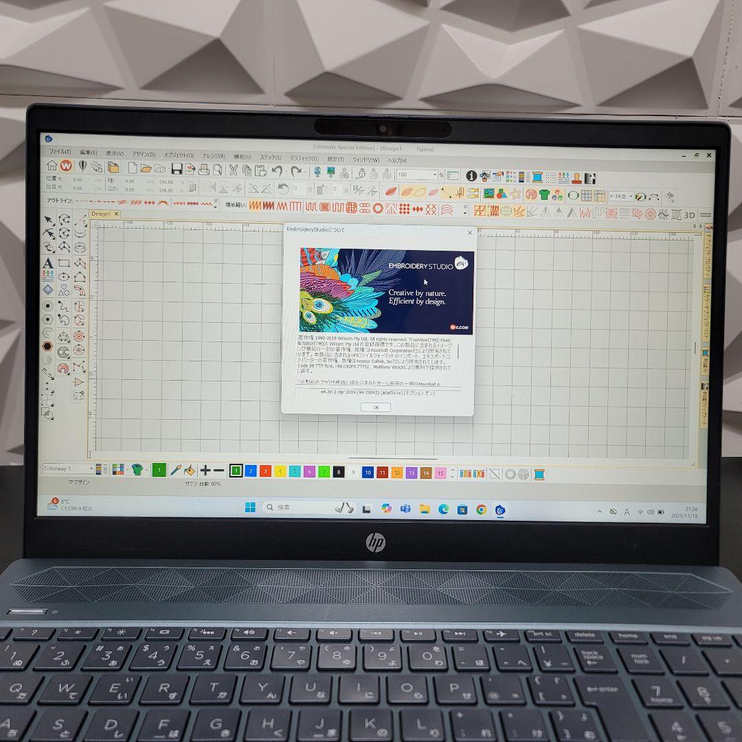 刺繍ミシンノートパソコン10世代 ジューキ、ジャノメ、ブラザー