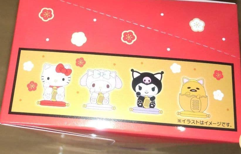 新品 サンリオキャラクターズ ミニチュア招き猫マスコット 全8種類セット