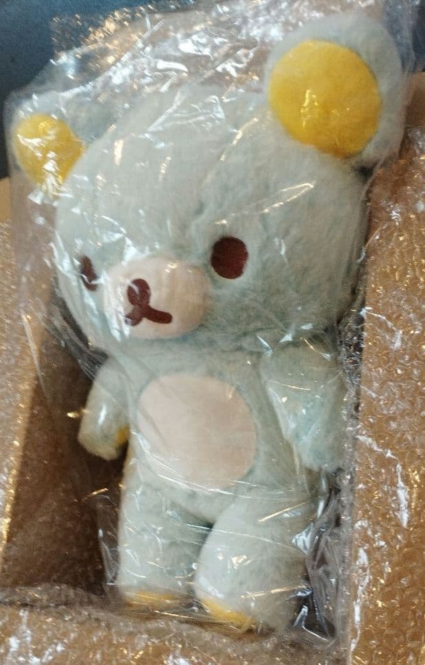 レア！英語タグ付　海外限定　リラックマシャーベットぬいぐるみ