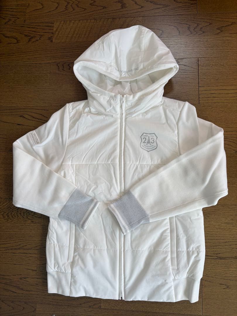 ホワイト フード付きジャケット 243 zbfbd45-006-11.