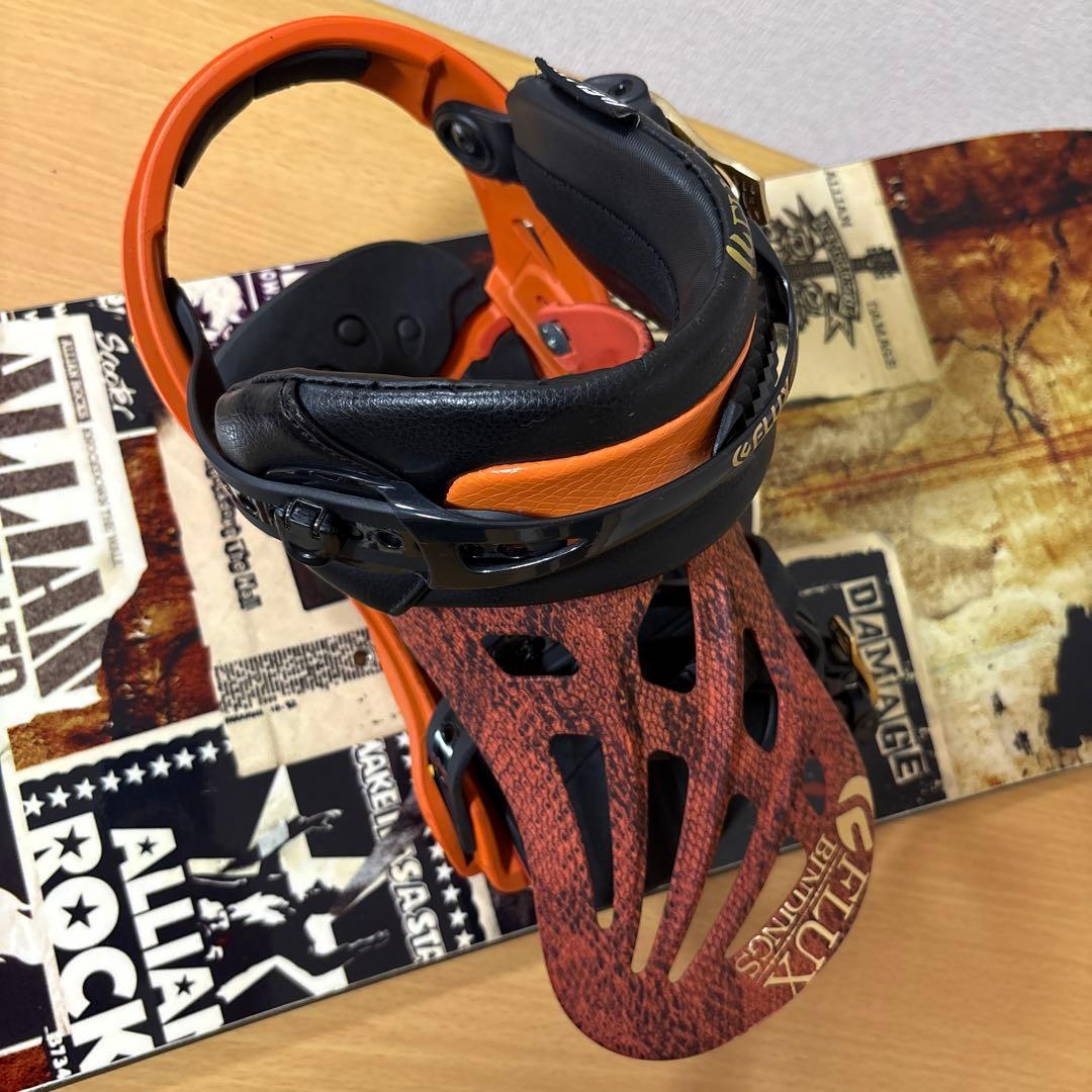 ALLIAN DAMAGE 150 スノーボード FLUX ビンディング セット - メルカリ