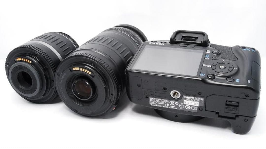 キャノン Kiss X2✨✨一眼レフカメラ✨超望遠レンズ✨ダブルレンズ