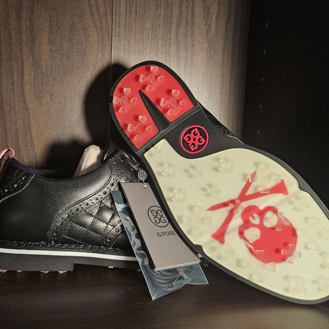 【G/FORE ジーフォア】クラッシックデザイン ゴルフシューズ黒 25.0cm