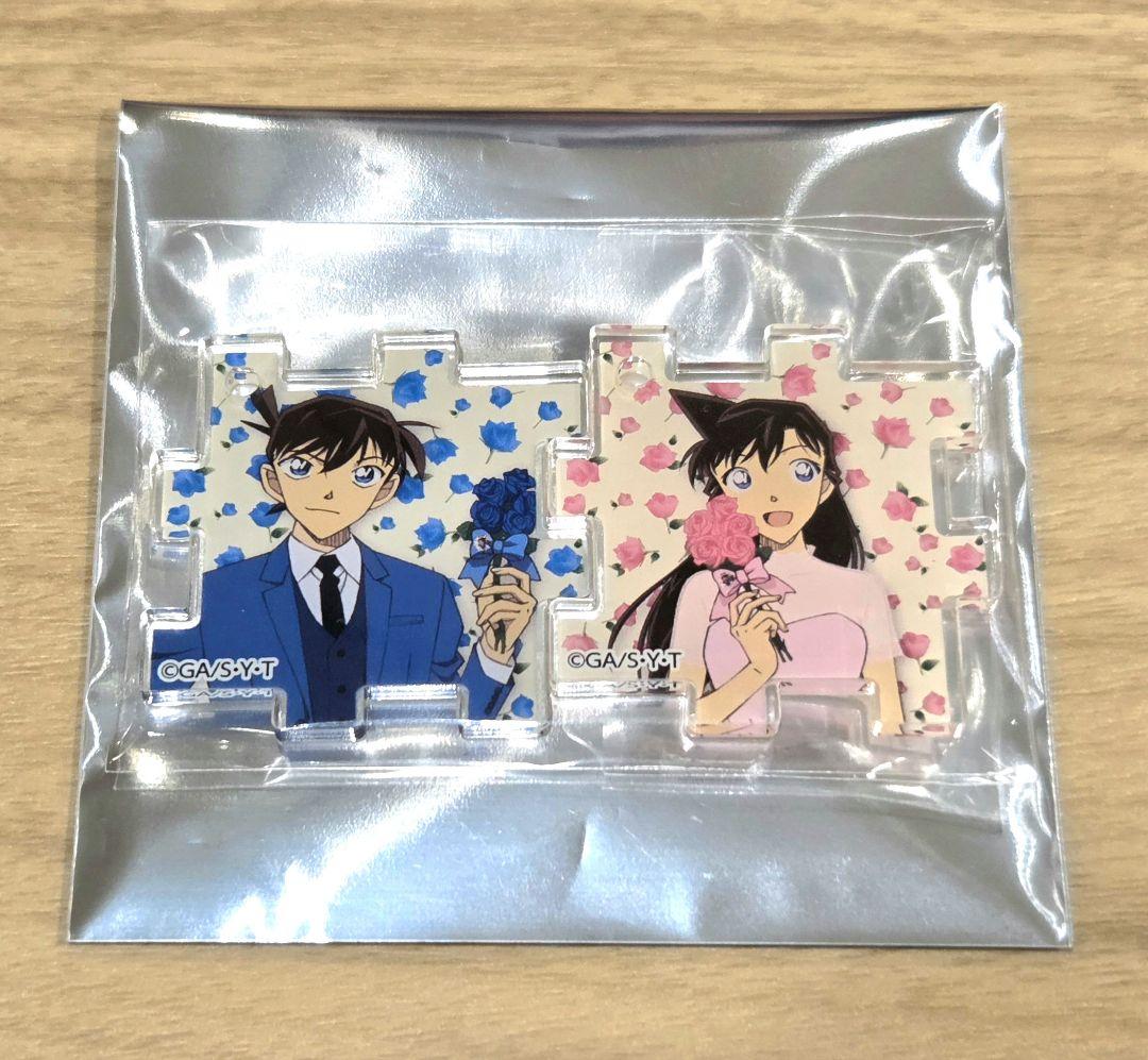 工藤新一 毛利蘭 アクリルパズル アニコナ展 名探偵コナン コナン展 30