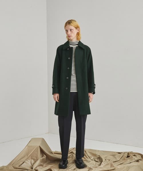 UNITED TOKYO Super120'sロングメルトンステンカラーコート - メルカリ