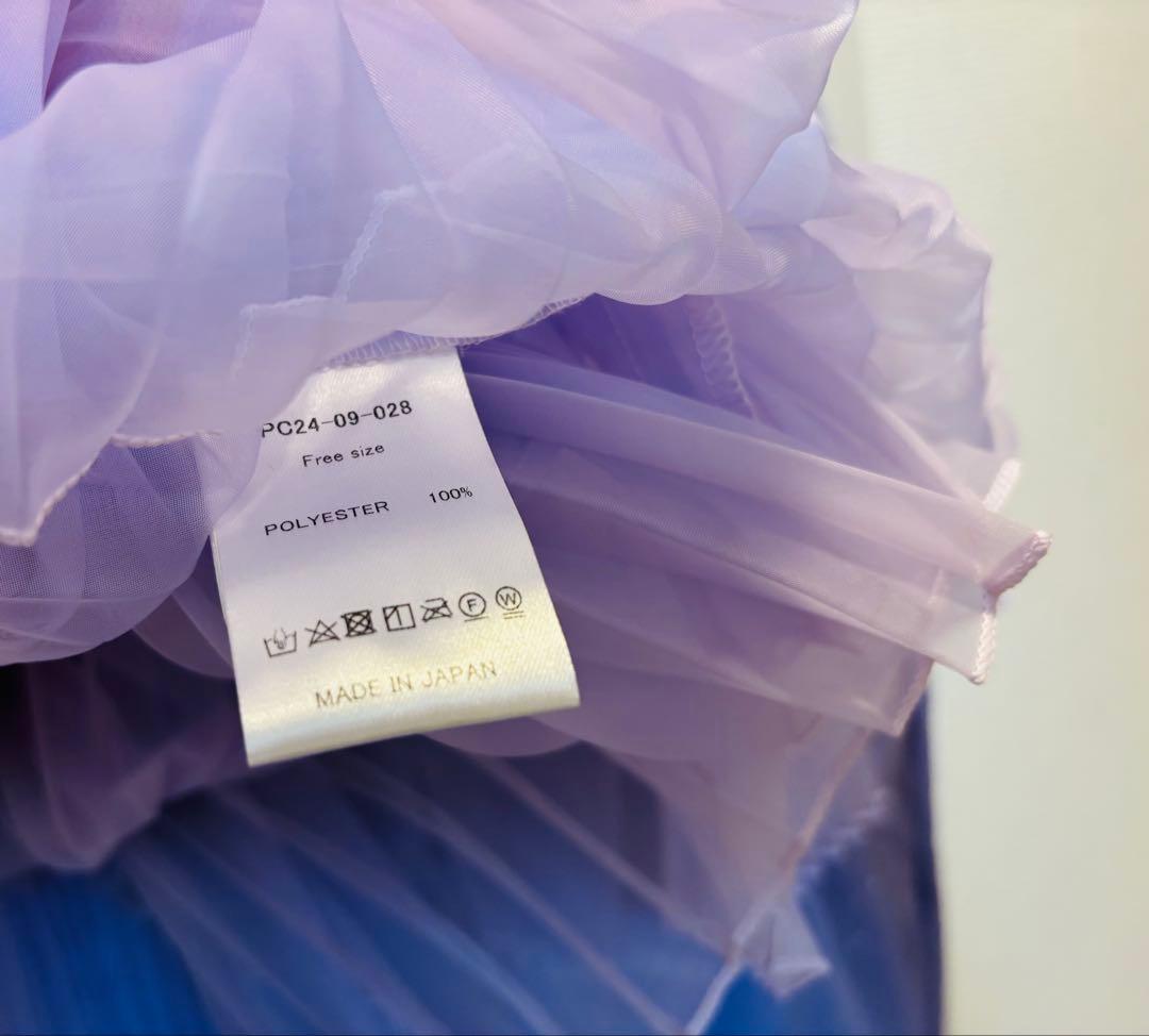 Sheer Pleats Bustier Inspired by Moon 限定