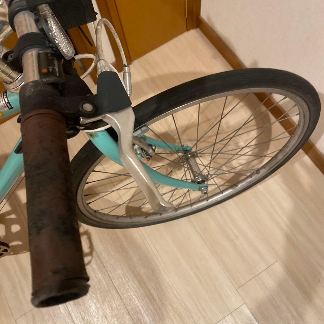 専用にしました水色 クロスバイク 7段変速 - メルカリ