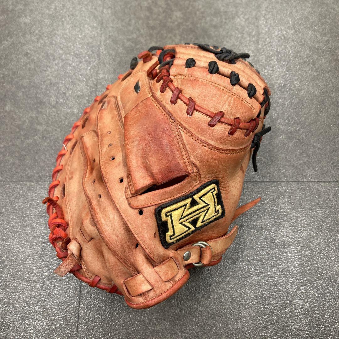 【美品】Hi-Gold ハイゴールド　軟式野球　キャッチャーミット　Hワッペン HI-GOLD（ハイゴールド） スペシャルオーダー！ 軟式 捕手用グローブ
