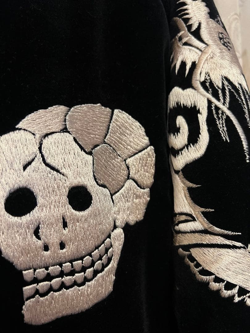 テイラー東洋 別珍スカジャン 蛇髑髏 サイズXL - メルカリ