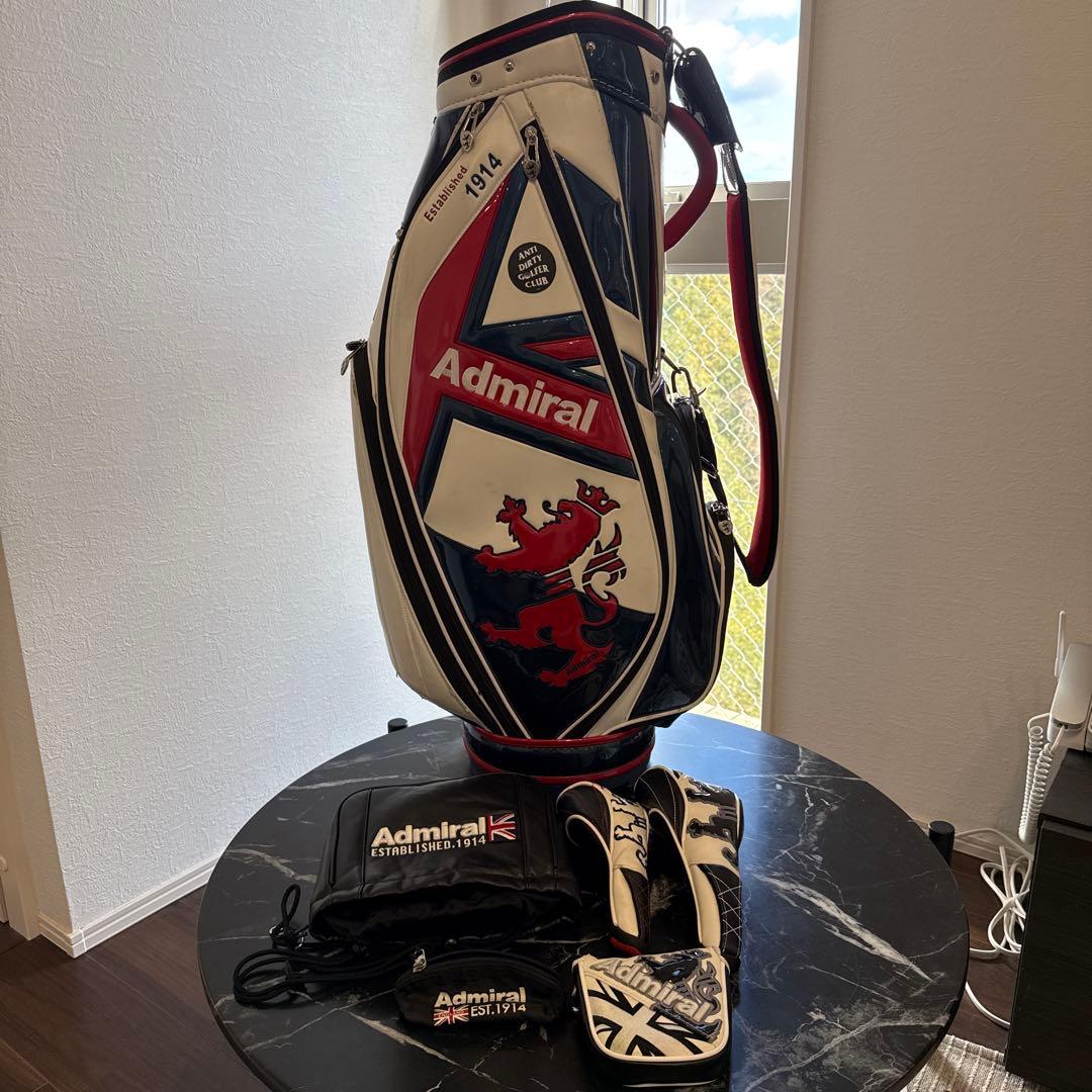 Admiral キャディバッグ イギリス国旗デザイン アドミラルゴルフ]カートキャディバッグユニオンジャックスポーツ
