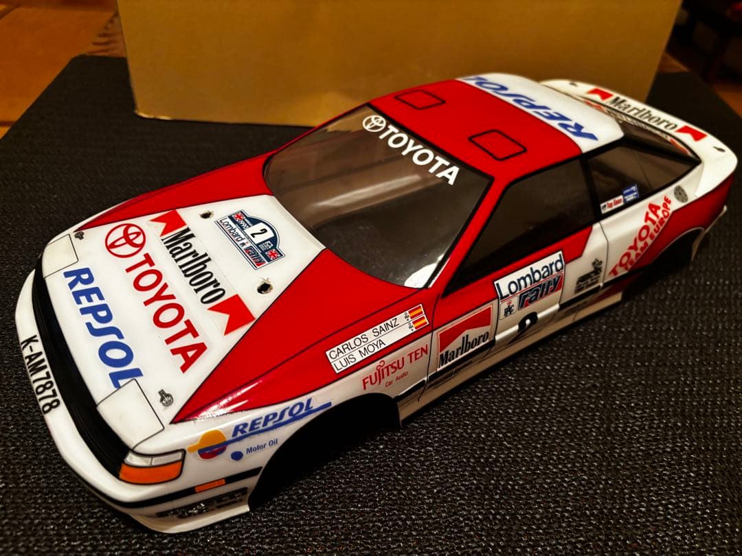 タミヤ　セリカGT-FOUR （ST165）塗装済み未走行ボディ（TT02用） 楽天市場】タミヤ 1/10 トヨタ セリカ GT-FOUR (ST165) ボディ