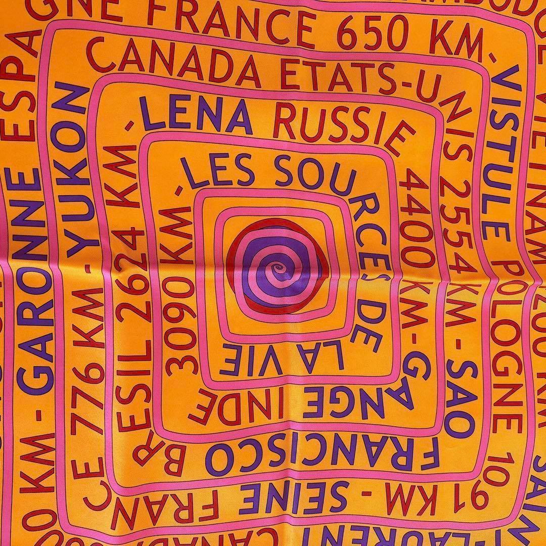 エルメス カレ90 LES SOURCES DE LA VIE生命の源 スカーフ - メルカリ