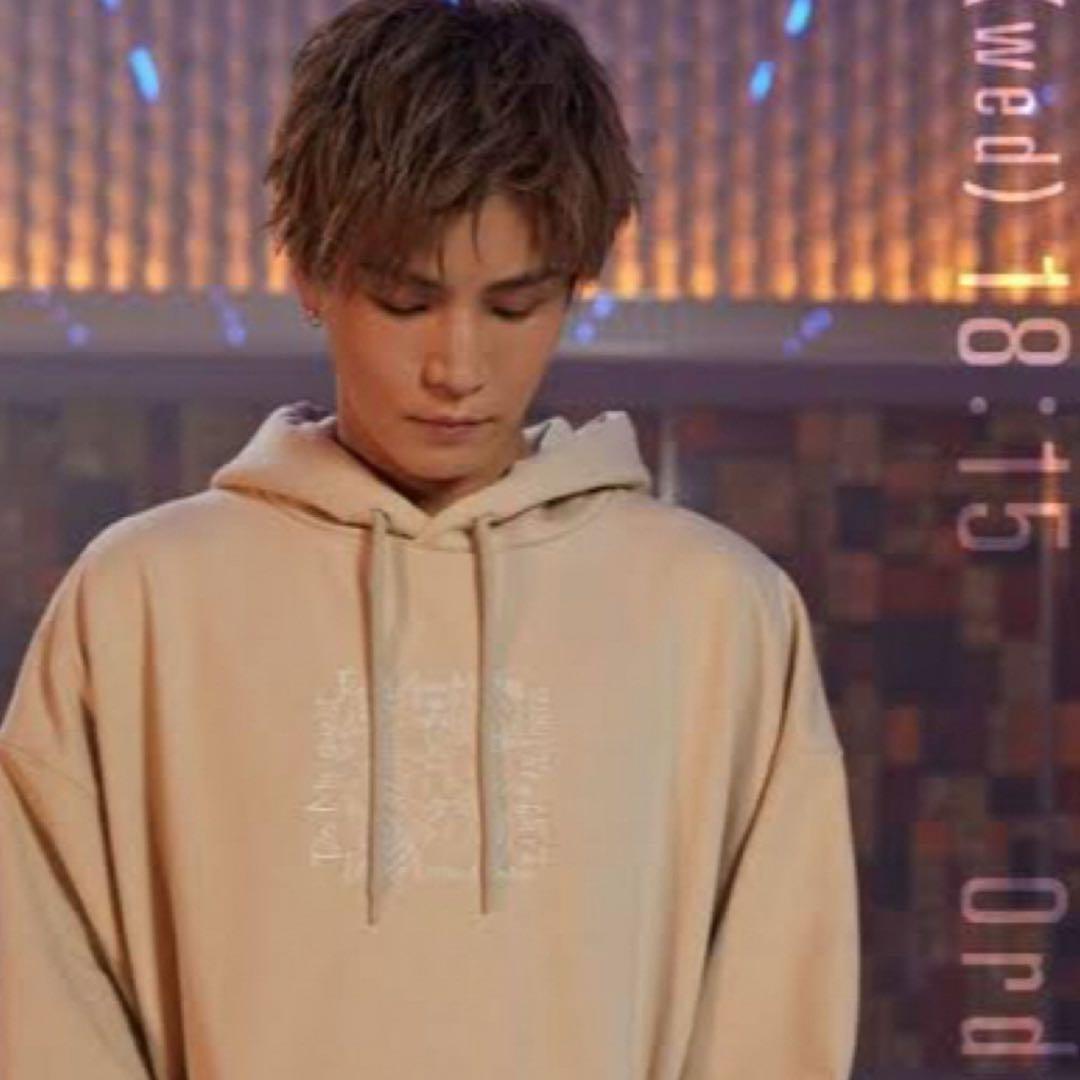 岩ちゃん 岩田剛典 Be My guest パーカー♡ ベージュ - メルカリ