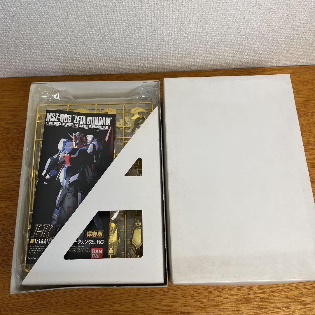 プラモデル】Zガンダム HG 金メッキバージョン 賞品 白箱 - メルカリ