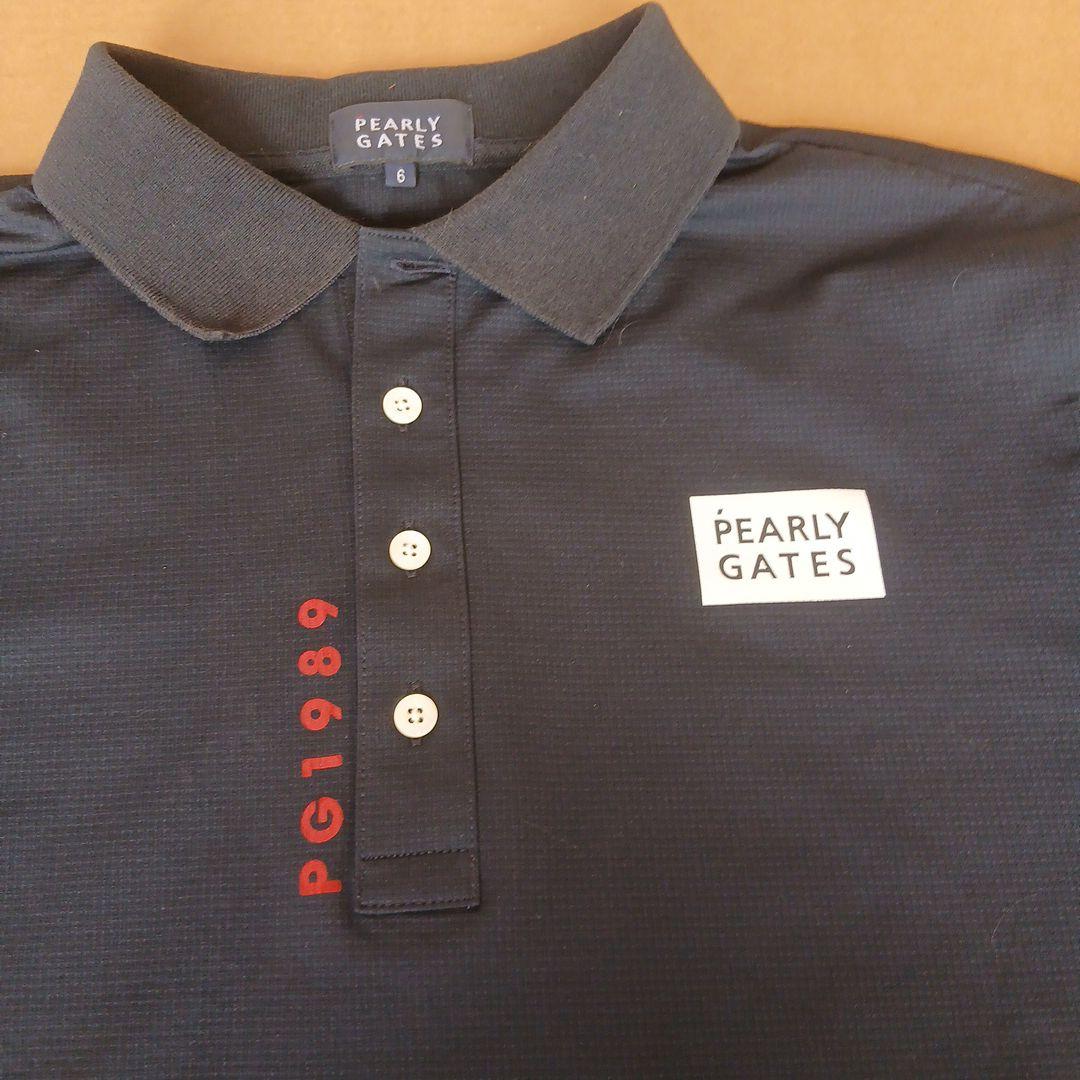 PEARLY GATES PG1989 ポロシャツ サイズ6 ダークグレー - メルカリ