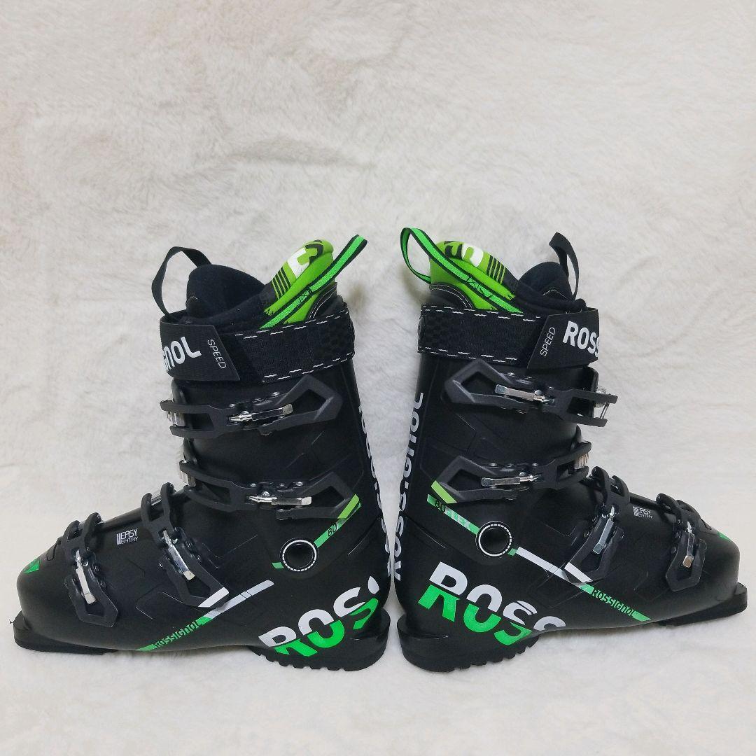 【極美品】ロシニョール　スキー　ブーツ　初心者用　27.5cm 黒　ロゴ