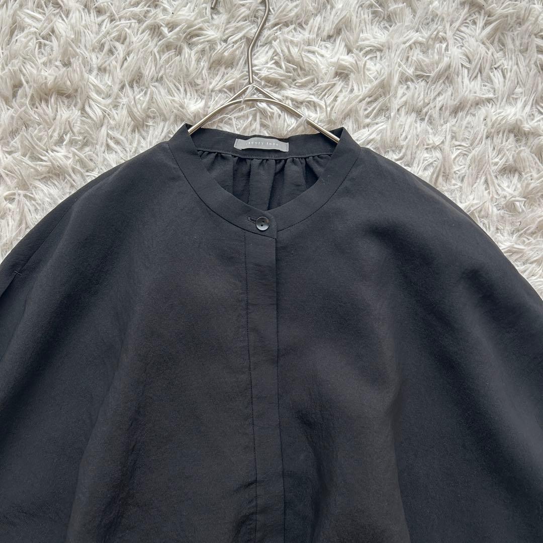 美品 2024年 セオリーリュクス ノースリーブ ブラウス ギャザー 現行