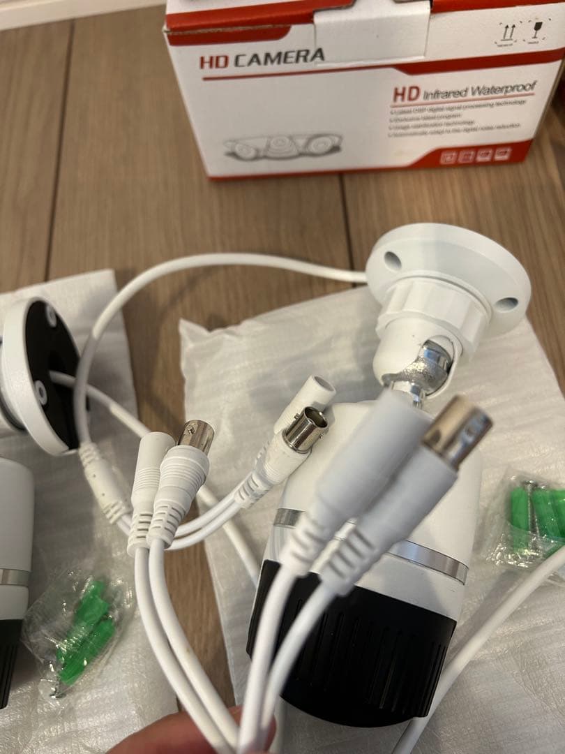 ⭐︎防犯カメラ⭐︎HD Infrared Waterproof 3台セット 壁付け - メルカリ