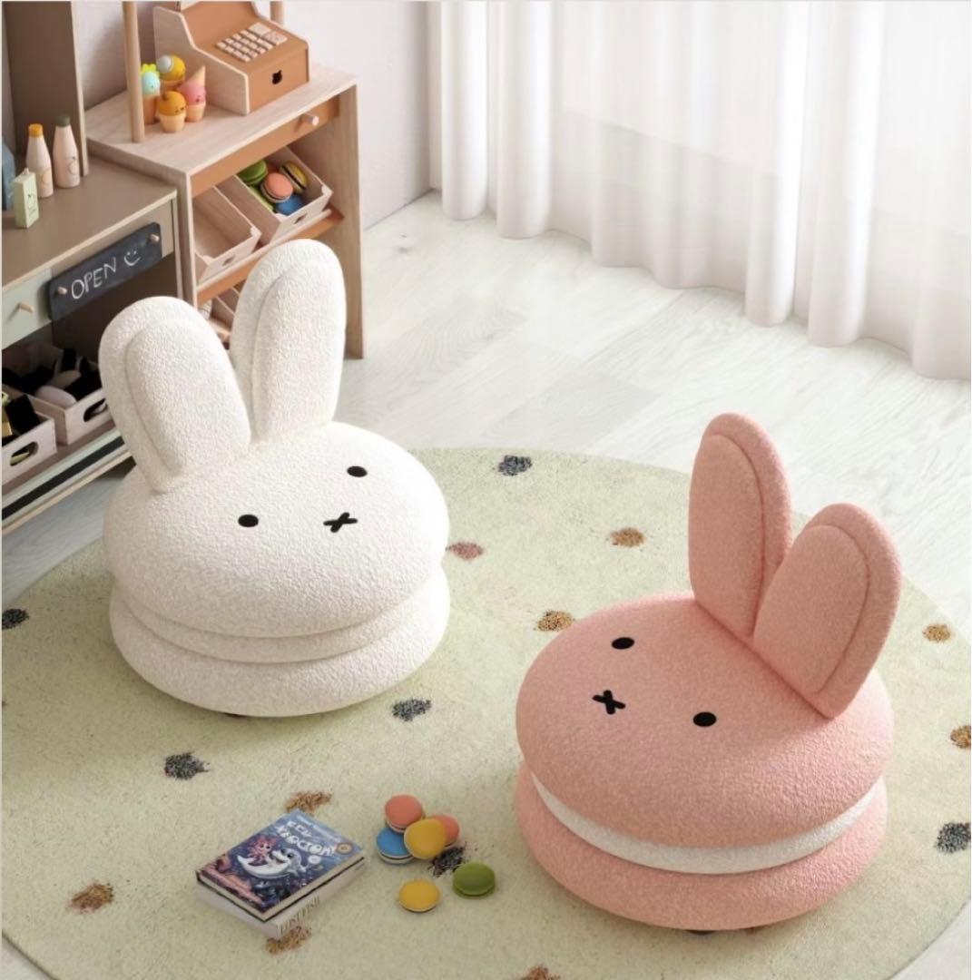 メルカリ最安値！店舗・オンライン完売品】ミッフィー マカロンチェア