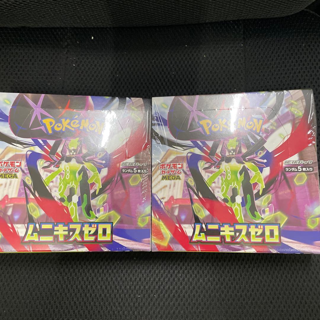 ポケモンカードゲーム ムニキスゼロ　新品未開封2BOX シュリンク付き ポケモンカードゲーム ムニキスゼロ 2BOX 新品未開封 シュリンク付き
