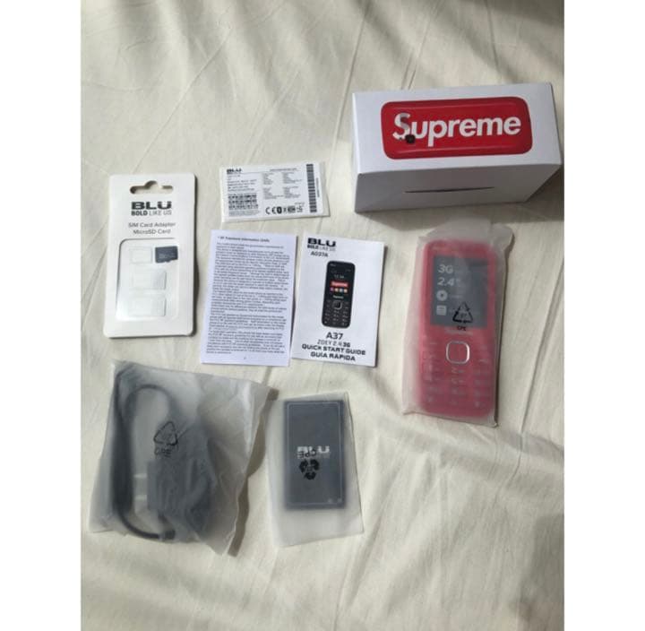 Supreme BLU Burner シュプリーム バーナーフォン 赤 - メルカリ