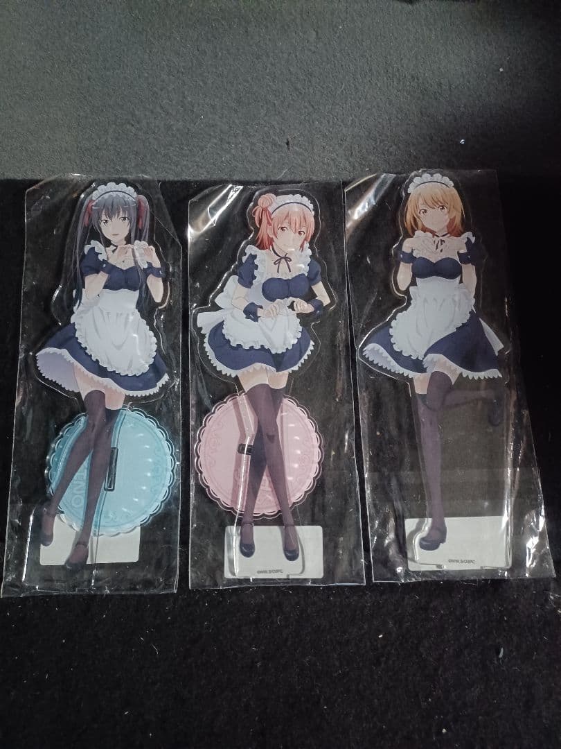 きゃらっ 俺ガイル 全16種完全フルコンプメイドVer.Lサイズアクリルスタンド