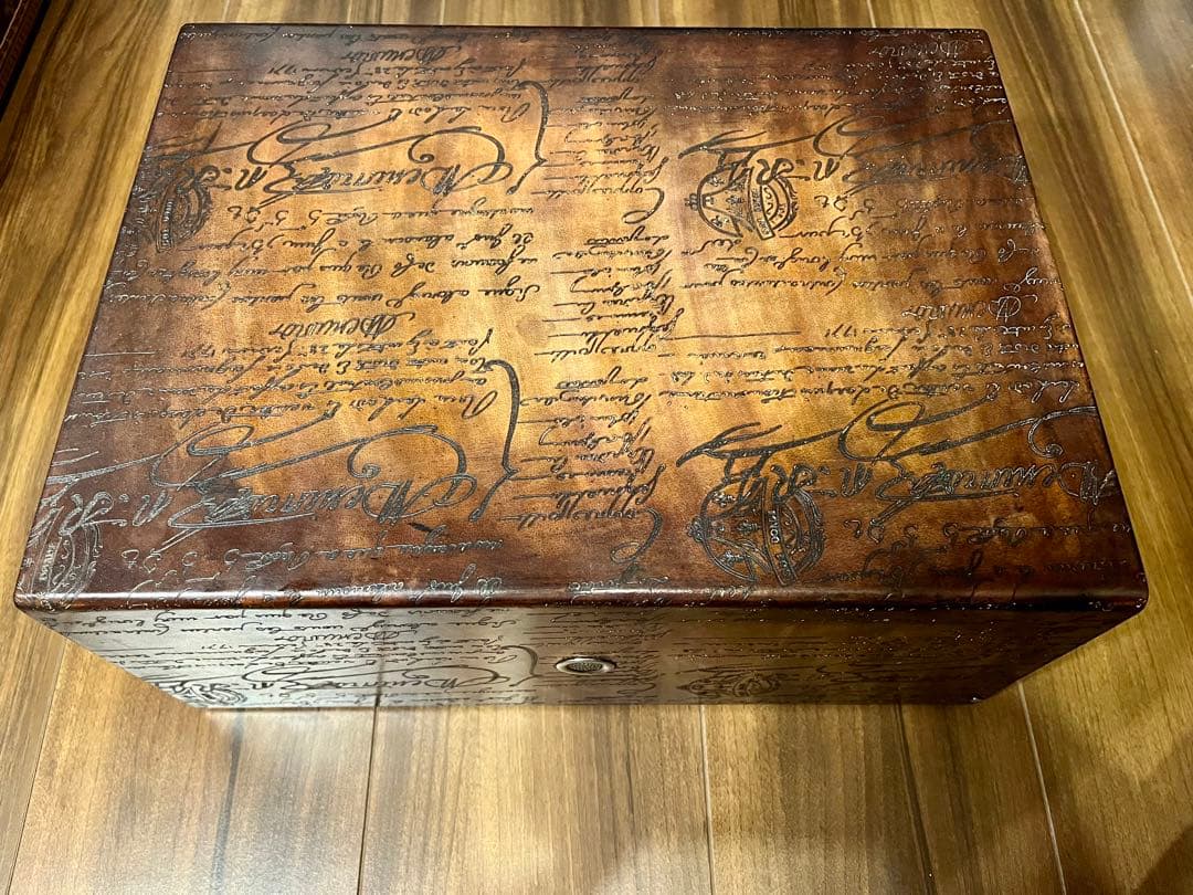 T*I様 新品未使用 ベルルッティ カリグラフィーボックス ブラウン シューズケ Berluti(ベルルッティ) カリグラフィスリッポンスニーカー ブラウン