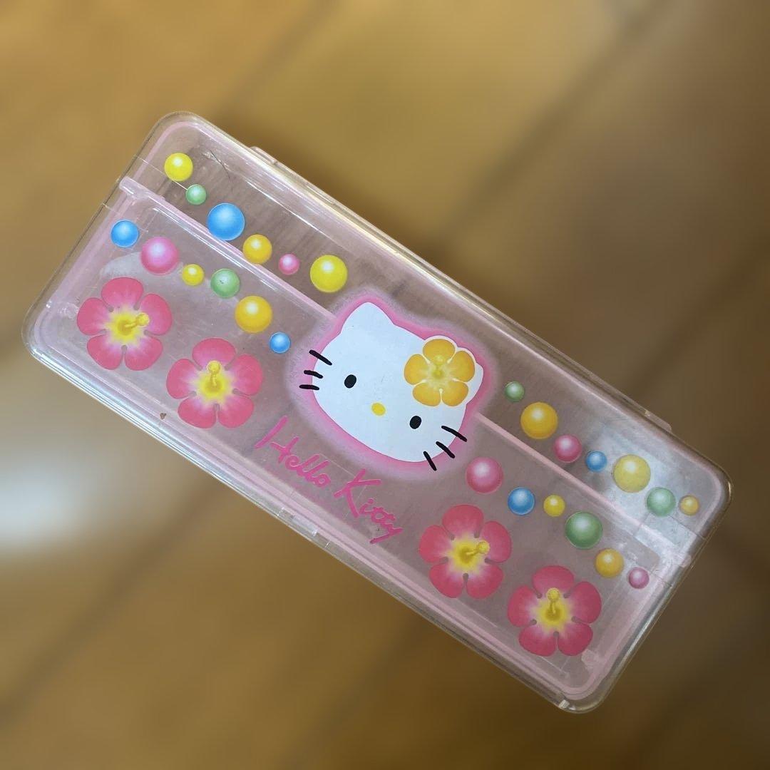 レトロハイビスカスハローキティ ペンケース 2000年当時物 - メルカリ