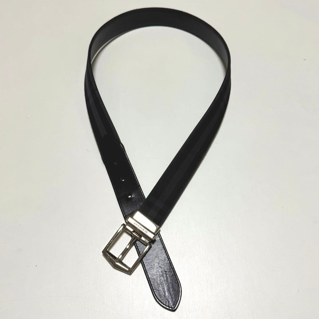 BURBERRY バーバリー　レザーベルト　リバーシブル　ノバチェック柄　85 楽天市場】BURBERRY バーバリー ベルト ノバチェック チェック柄