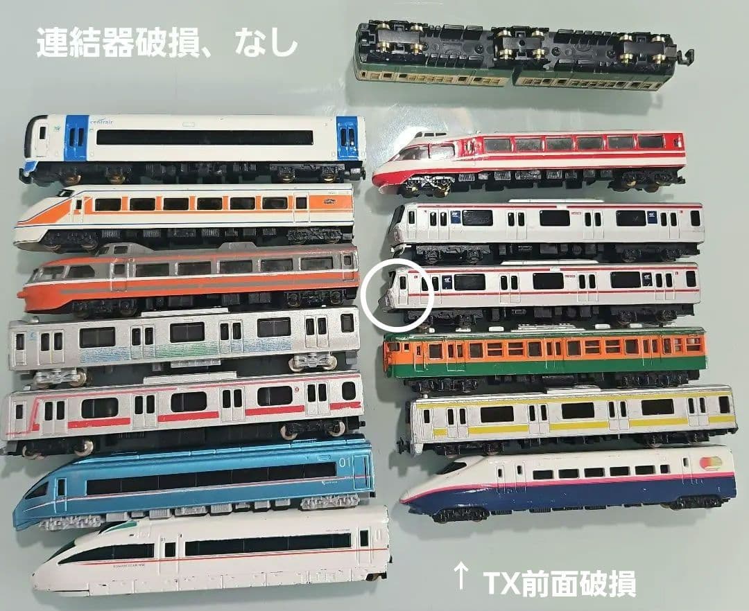 トレーン Nゲージ 車両 ５６台 ケース 連結器 おまけ　まとめ売り