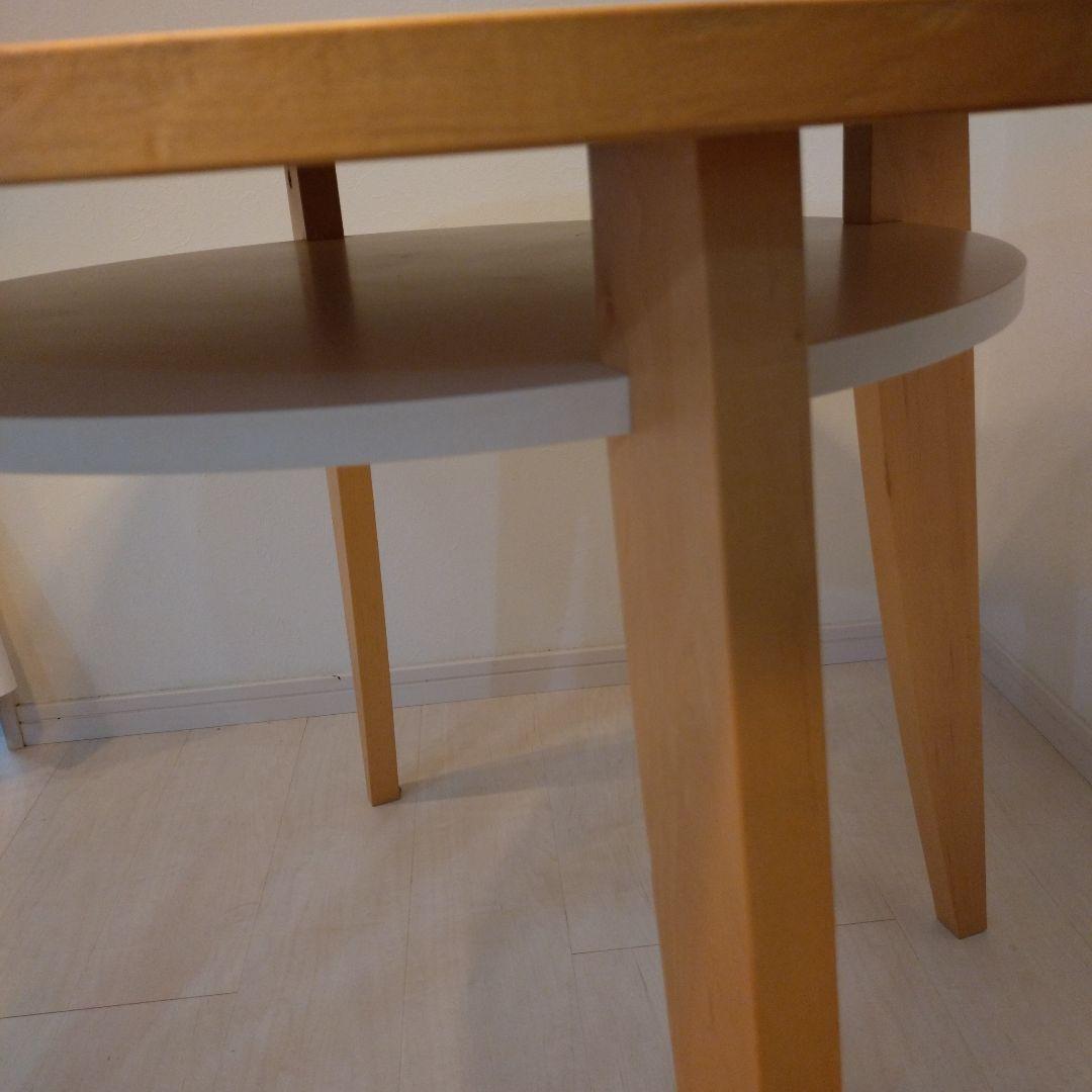 【15日まで！】unico　デンマーク製 丸テーブル \"Dual\"